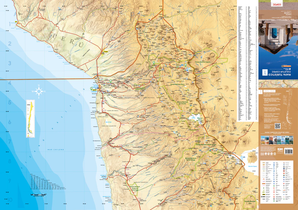 MAPA N° 1 LAUCA Y SURIRE - Imagen 2